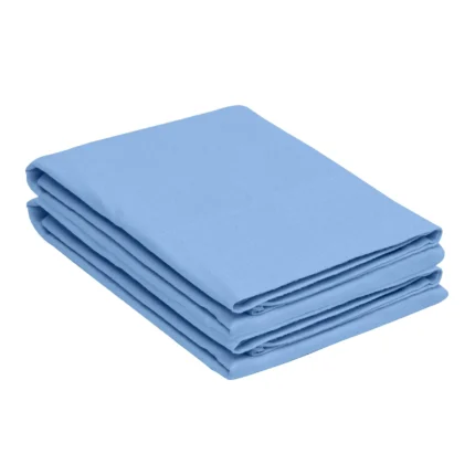 Solid Flannel Cotton Soft Fuzzy Pillowcases, Set of 2